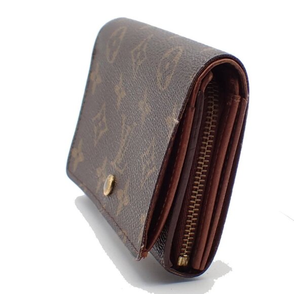 LOUIS VUITTON Porte Monnaie Billets Tresor Wallet Monogram Brown M61730 07EF433 - Picture 2 of 16